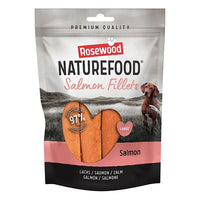 Thumbnail for Rosewood Naturefood Salmon Fillets Dog Treats 150g - 150g
