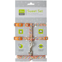 Thumbnail for Hunter Seventies Cat Harness & Leash - ORANGE
