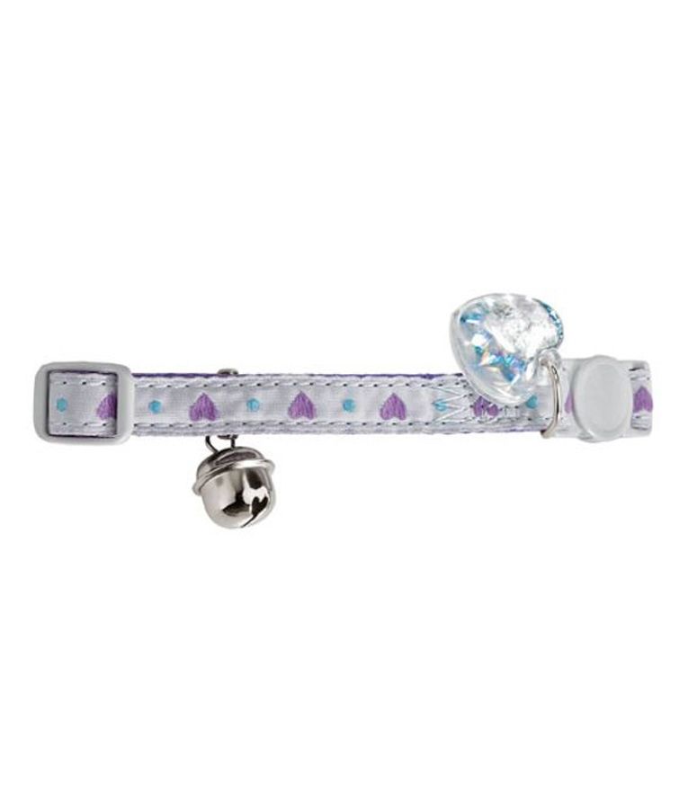 Hunter Purple Heart Cat Collar -