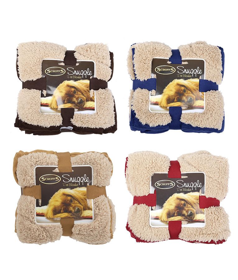 Scruffs Snuggle Dog Blanket - BURGUNDY