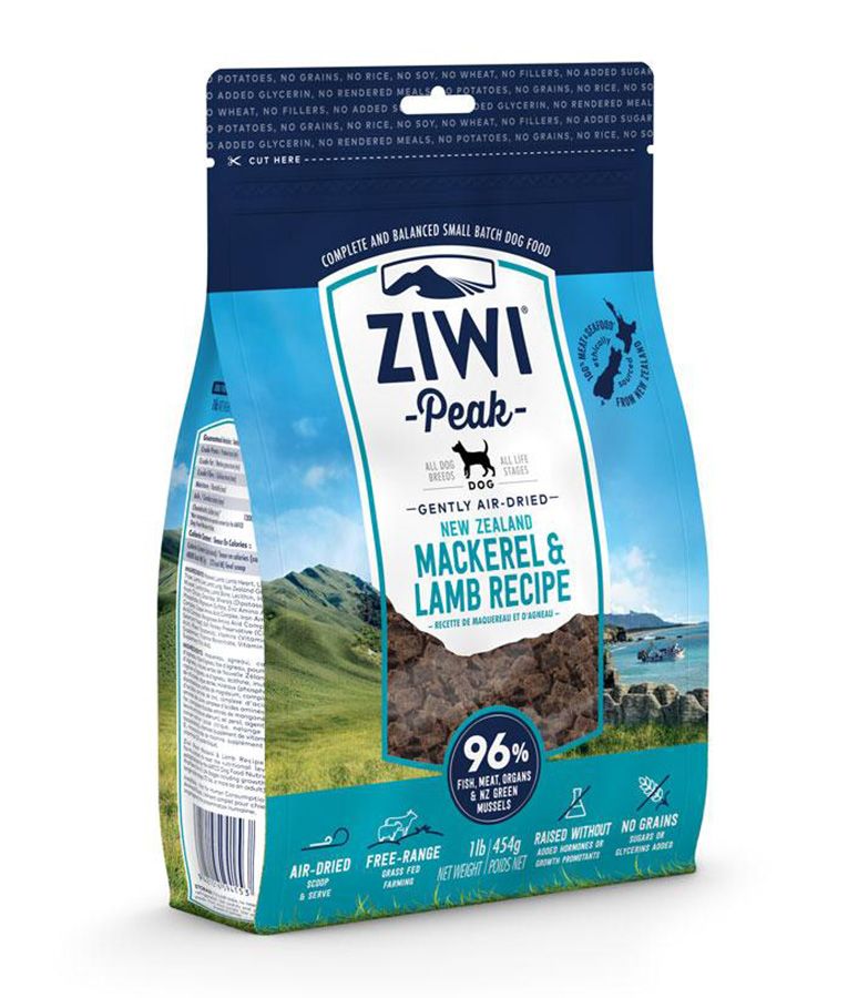 ZIWI Peak Air-Dried Mackerel & Lamb Recipe Dry Dog Food - 4kg
