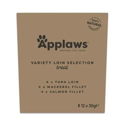 Applaws Variety Loin Selection Cat Treats 12x30g -