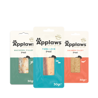 Thumbnail for Applaws Variety Loin Selection Cat Treats 12x30g -