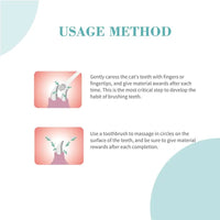 Bioline Toothbrush Set For Cats & Puppy 4 Pcs[Count - 4, Length - 15.5cm]