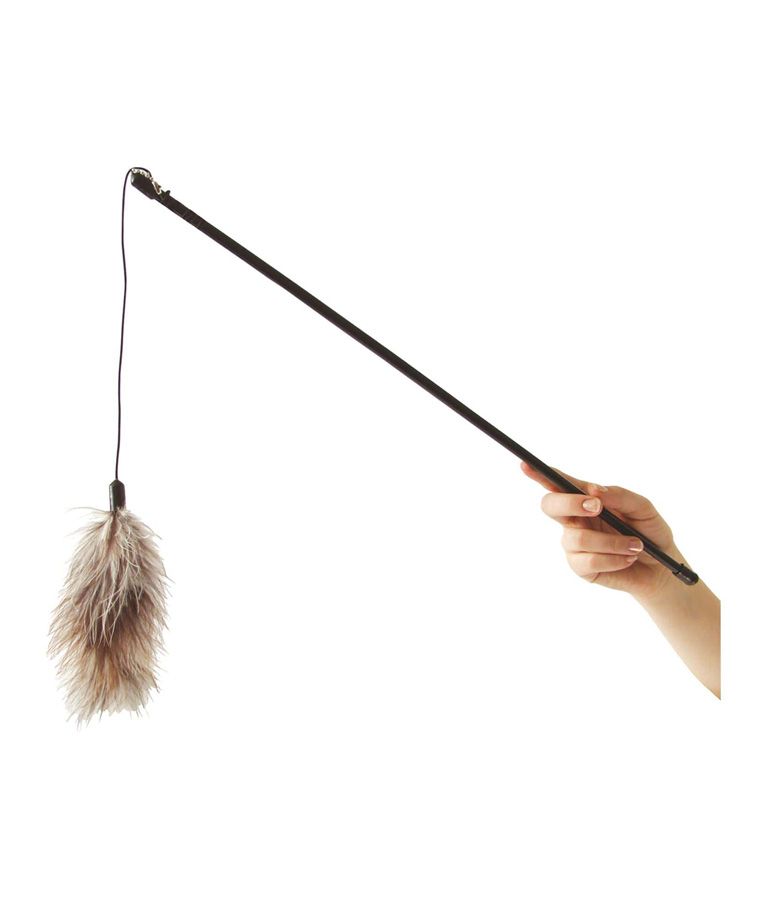 Flamingo Feather Boa Wand Cat Toy - 60CM