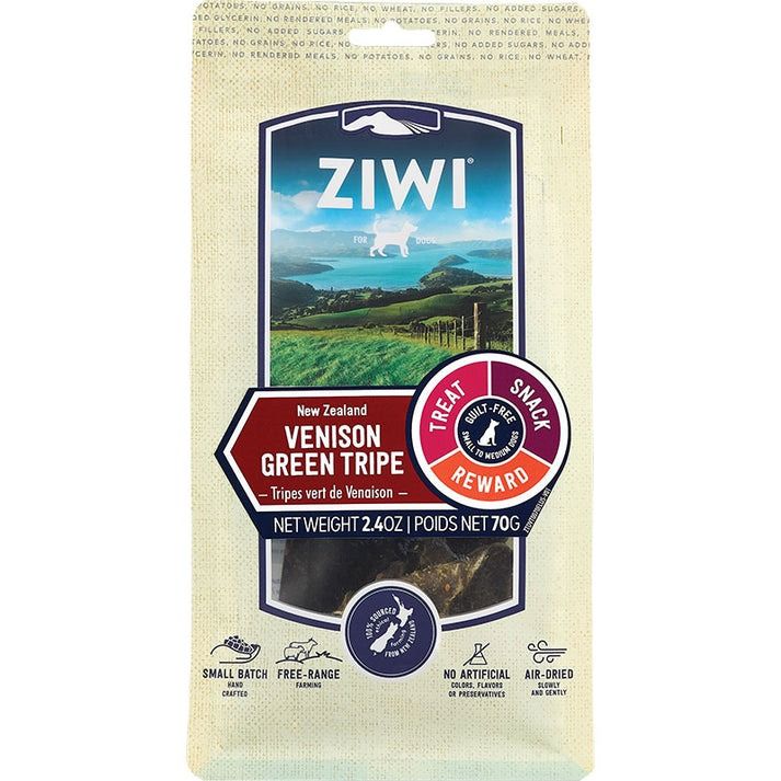 ZIWI Peak Venison Green Tripe Dog Treats 70g - 70G