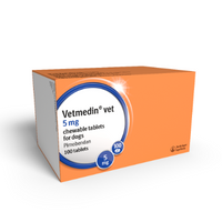 VETMEDIN VET, CHEWABLE TABLETS, 5MG