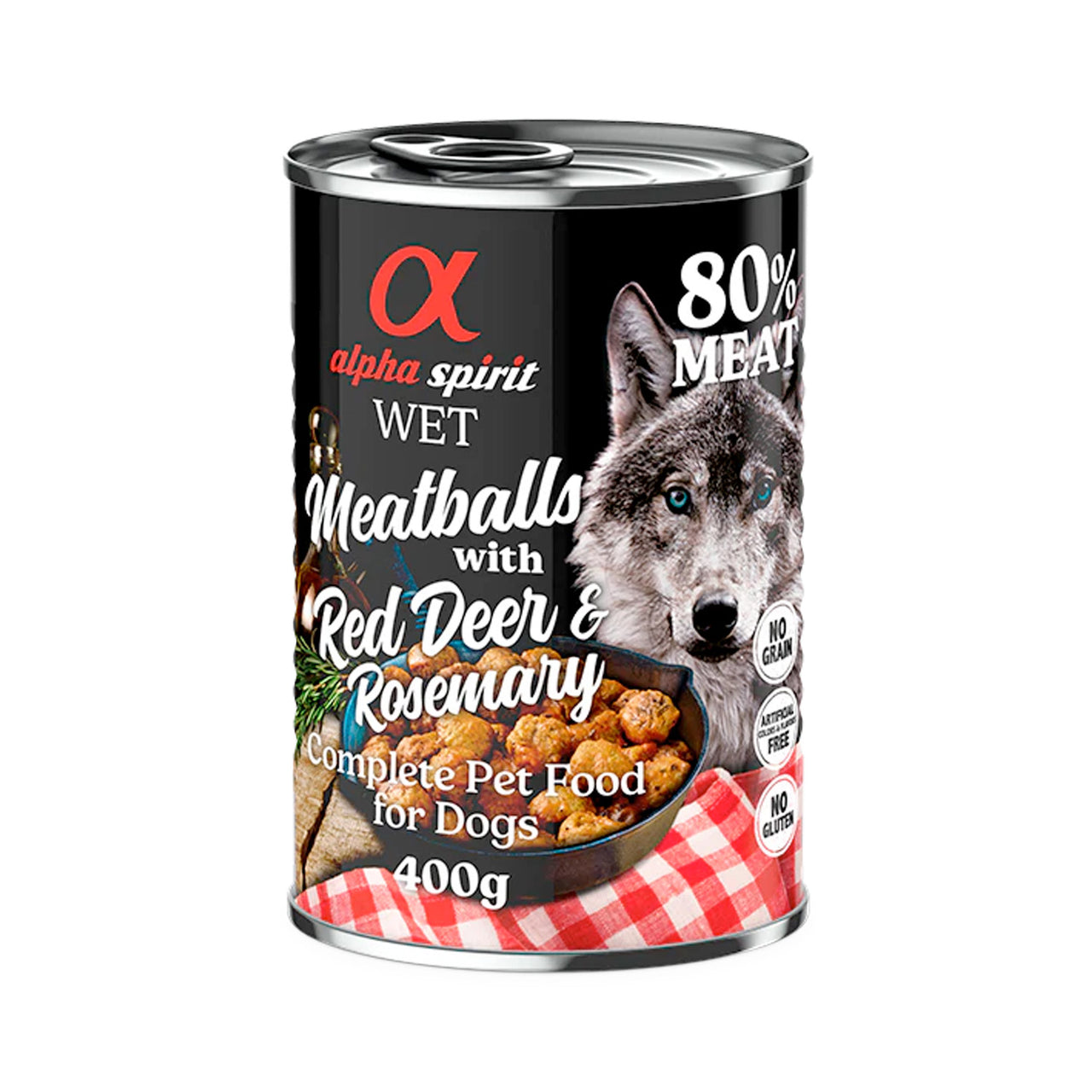 Alpha Spirit Meatballs Deer and Rosemary (400gr)