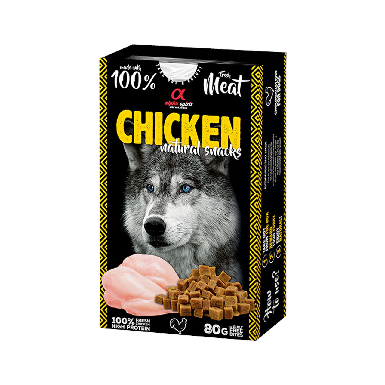 Alpha Spirit Natural Snacks for Dogs – Chicken