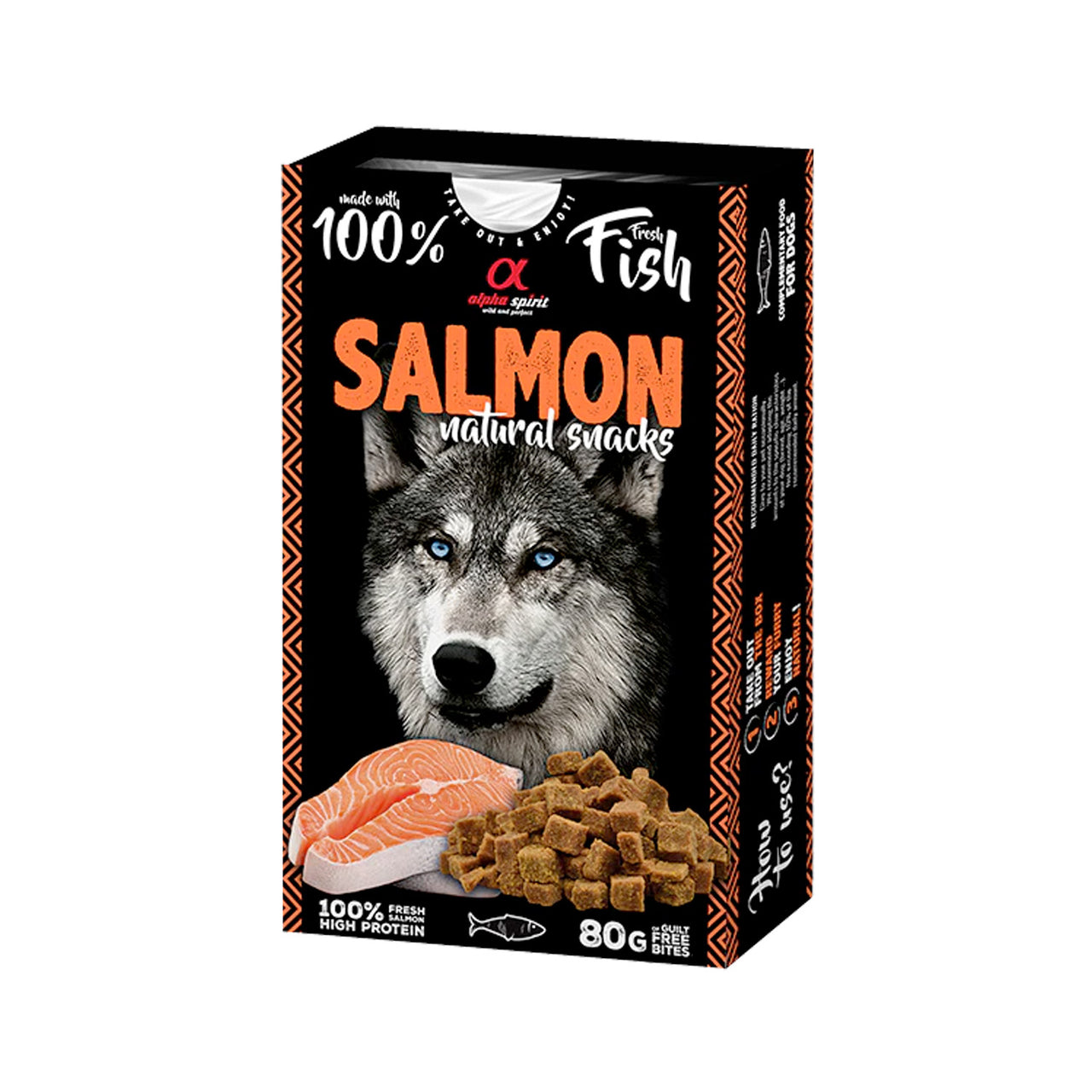 Alpha Spirit Natural Snacks for Dogs – Salmon