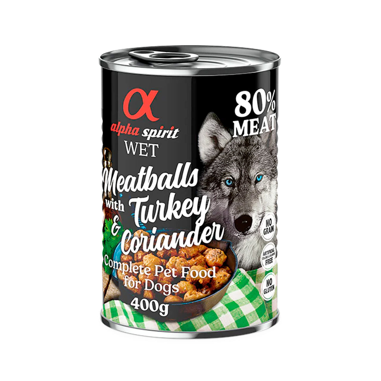 Alpha Spirit Meatballs Turkey and Coriander (400gr)