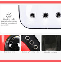 Thumbnail for Cat Dog Carrier & Travel Backpack Astronaut Capsule Carrier Pet Carrier Portable Breathable Cute Solid