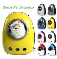 Thumbnail for Cat Dog Carrier & Travel Backpack Astronaut Capsule Carrier Pet Carrier Portable Breathable Cute Solid