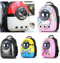 Thumbnail for Cat Dog Carrier & Travel Backpack Astronaut Capsule Carrier Pet Carrier Portable Breathable Cute Solid