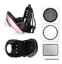 Thumbnail for Cat Dog Carrier & Travel Backpack Astronaut Capsule Carrier Pet Carrier Portable Breathable Cute Solid