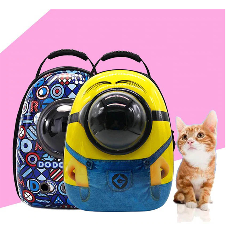 Cat Dog Carrier & Travel Backpack Astronaut Capsule Carrier Pet Carrier Portable Breathable Cute Solid