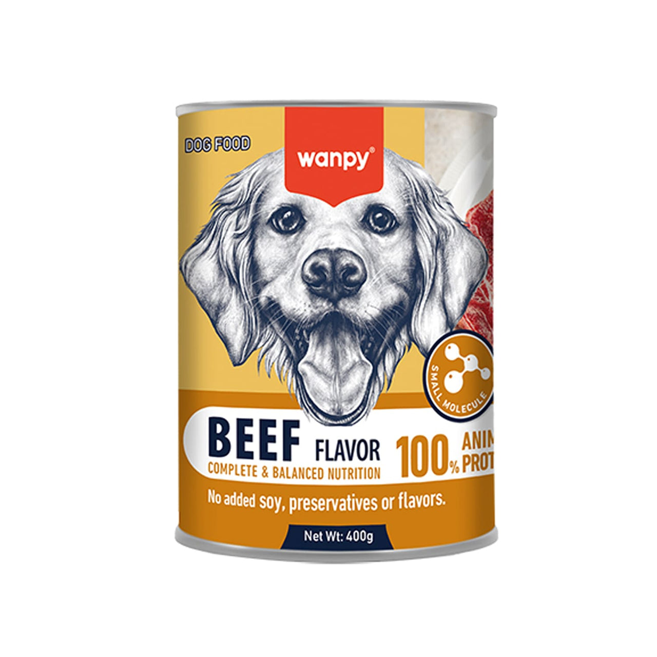 Wanpy Complete Paste Canned Food for Dogs (Beef) – 400g