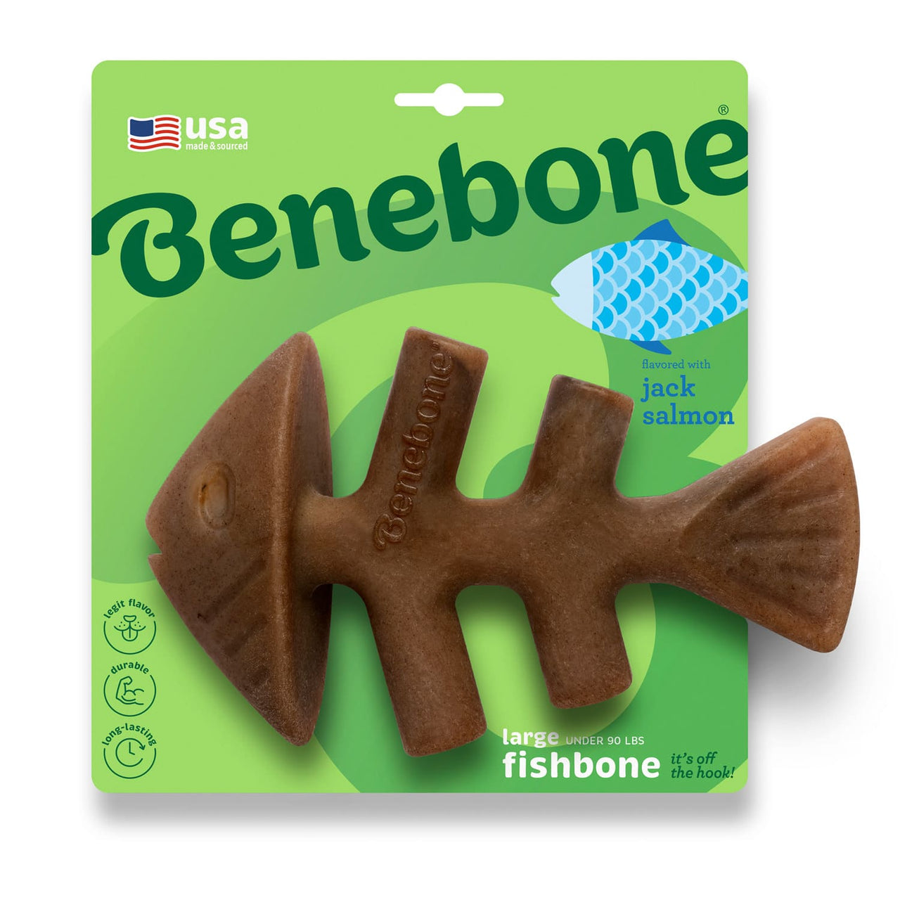 Benebone Fishbone Dog Toy - Small