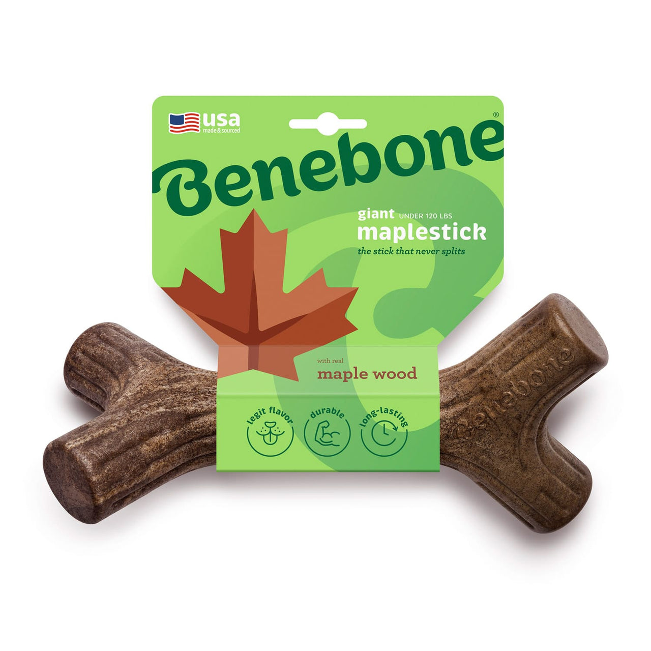 Benebone Maplestick Chew Dog Toy - Medium