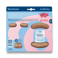 Thumbnail for Benebone Puppy 2-Pack Dental Chew/Wishbone (Tiny) – Bacon