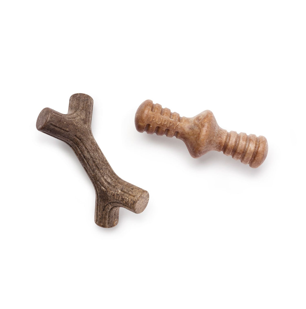 Benebone Puppy 2-Pack Maplestick/Zaggler (Tiny) – Bacon