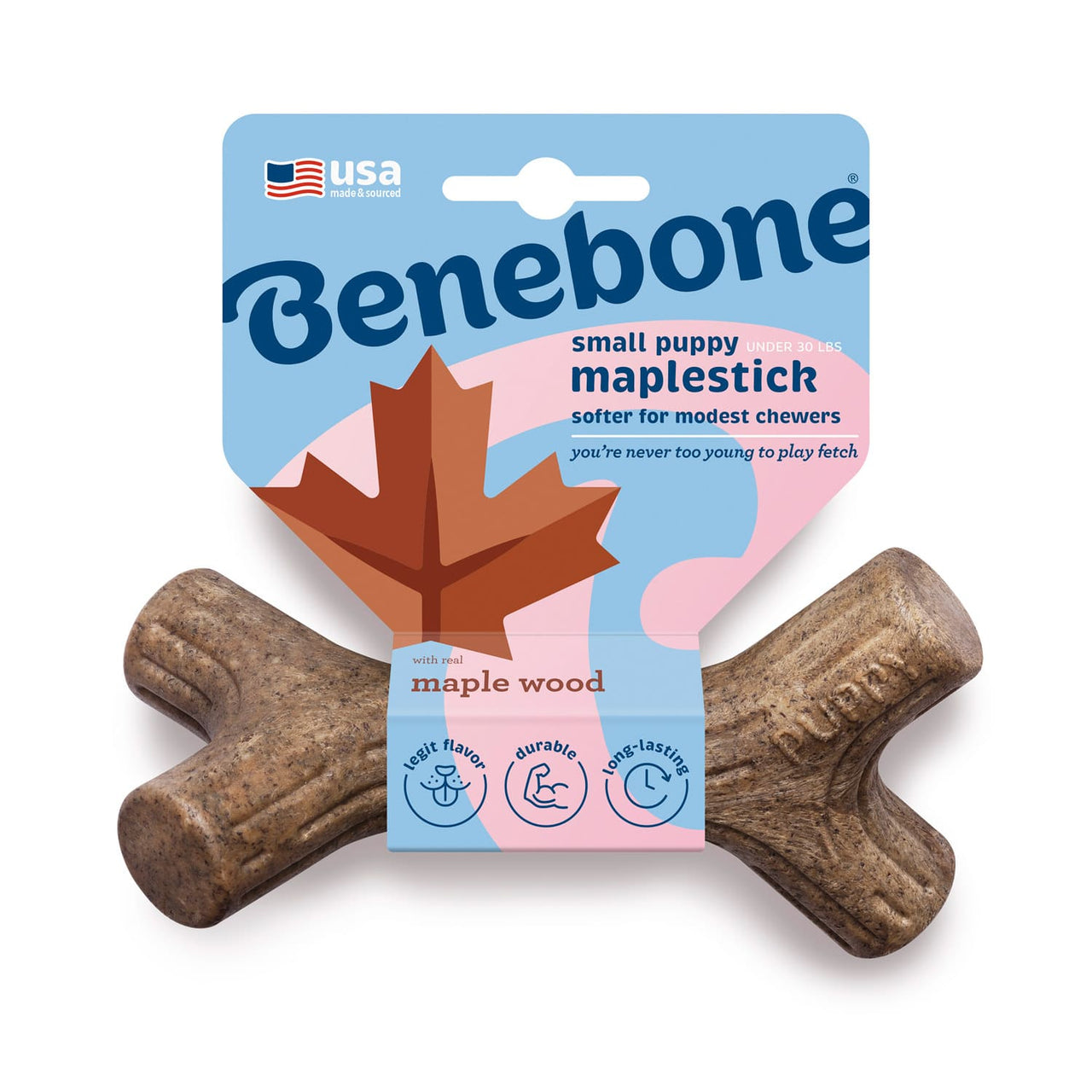 Benebone Puppy Maplestick Chew Dog Toy (Small)