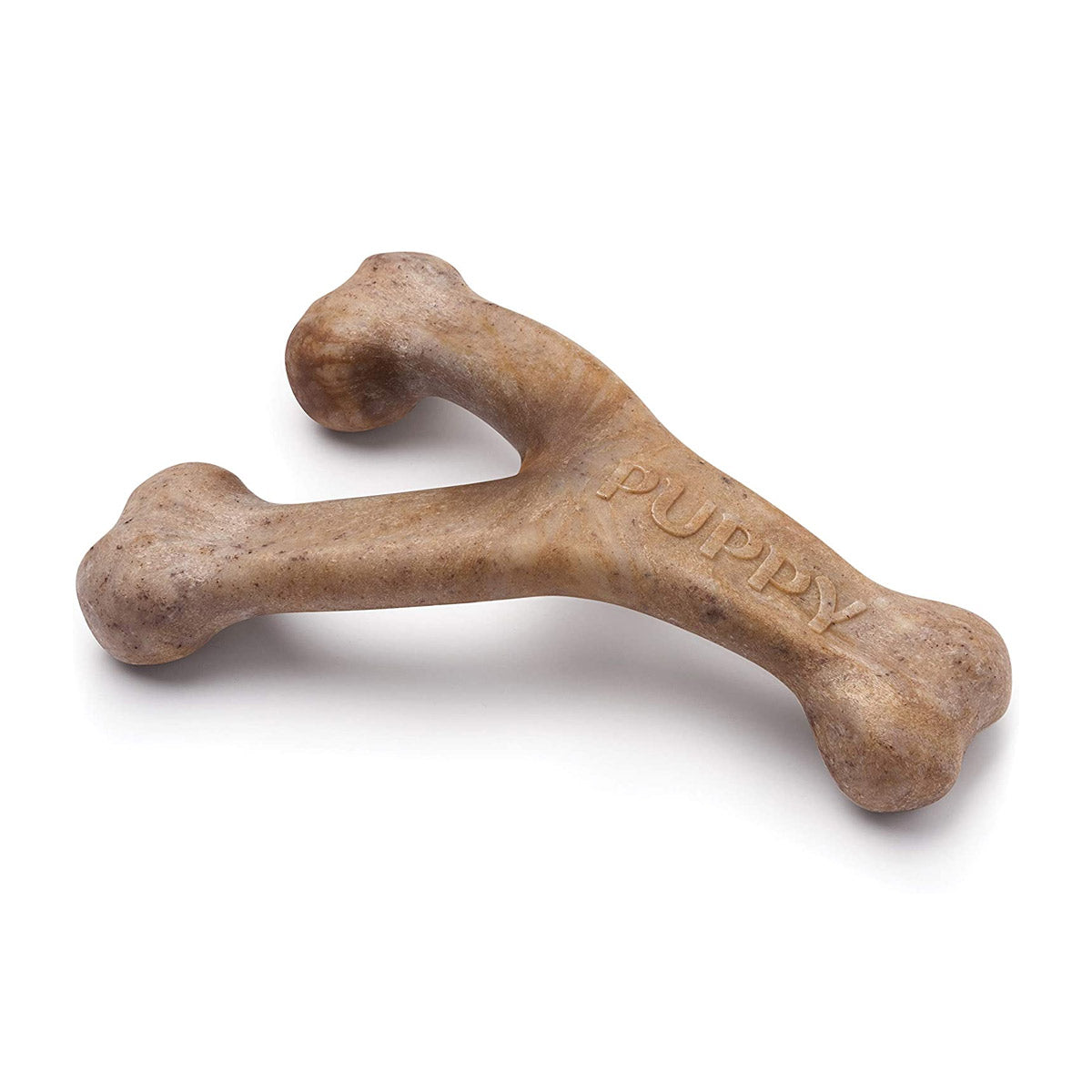 Benebone Puppy Wishbone Dog Chew Toy – Bacon - Small