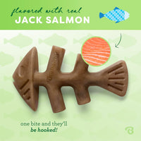 Thumbnail for Benebone Dental Chew Fishbone Jack Salmon (Tiny) – 2 pack