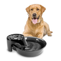 Thumbnail for Big Max Ceramic Pet Drinking Fountain 128oz (Black)