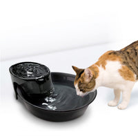 Thumbnail for Big Max Ceramic Pet Drinking Fountain 128oz (Black)
