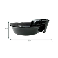 Thumbnail for Big Max Ceramic Pet Drinking Fountain 128oz (Black)