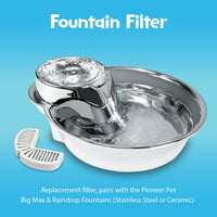 Thumbnail for Big Max Pet Drinking Fountain 128oz – Stainless Steel