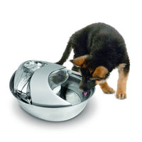 Thumbnail for Big Raindrop Durable Pet Fountain 96oz (Stainless Steel)