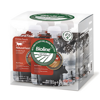 Bioline Natural Feast Entree Pouch Beef Flavor  85g+15g (Min Order : 6pcs)