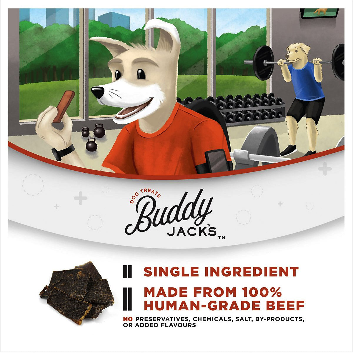 Buddy Jack’s Beef Jerky Dog Treats 2oz / 56gm