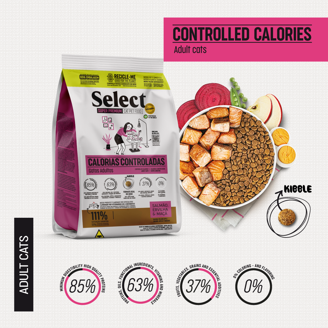 Select by Monello Controlled Calories (Salmon, Pea and Apple) - 1.5kg