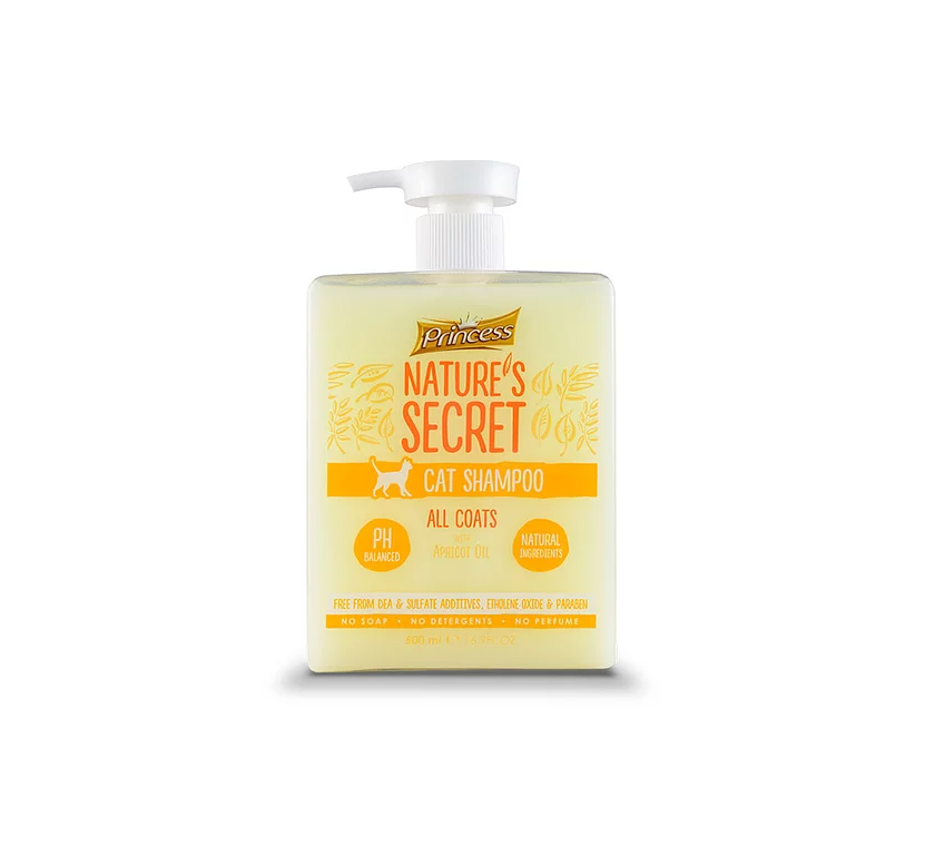 Nature’s Secret Cat Shampoo All Coats with Apricot Oil 500ml