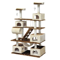 Thumbnail for 87″ Cat Tree Climber with Swing F216