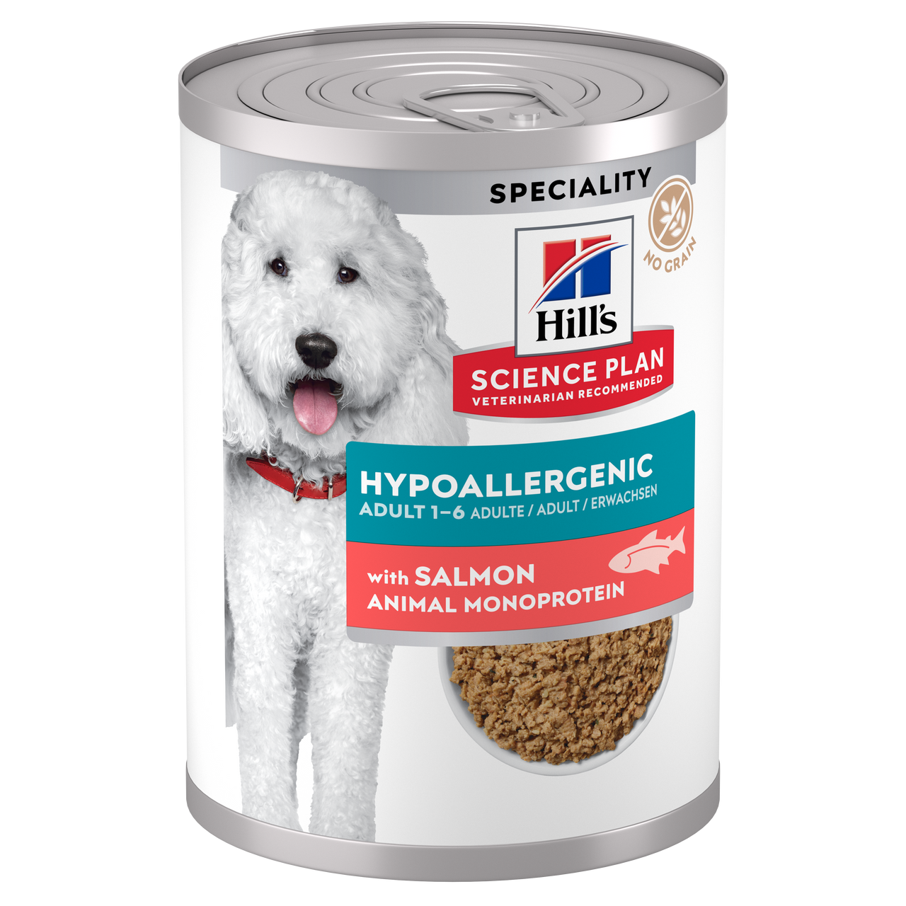 Hill’s Science Plan Hypoallergenic Adult Dry wet Food with Salmon (12x363g)