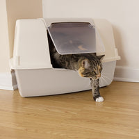 Thumbnail for Toilet Ariel Corner Litter Tray and Scoop - light-orange