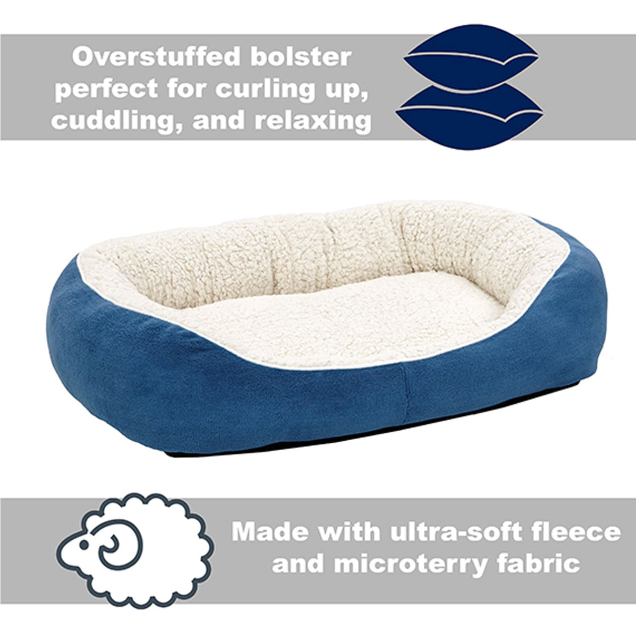 QuietTime Boutique Cuddle Bed – Medium - tan