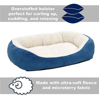 QuietTime Boutique Cuddle Bed – Medium - blue