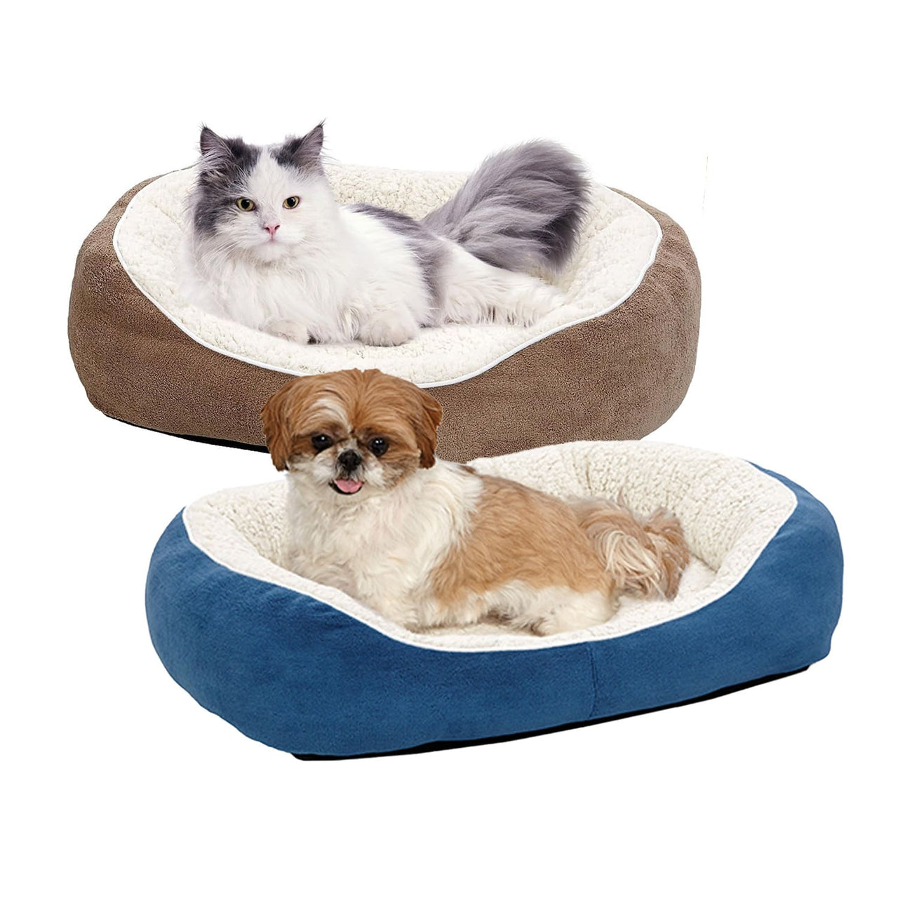 QuietTime Boutique Cuddle Bed – Medium - blue