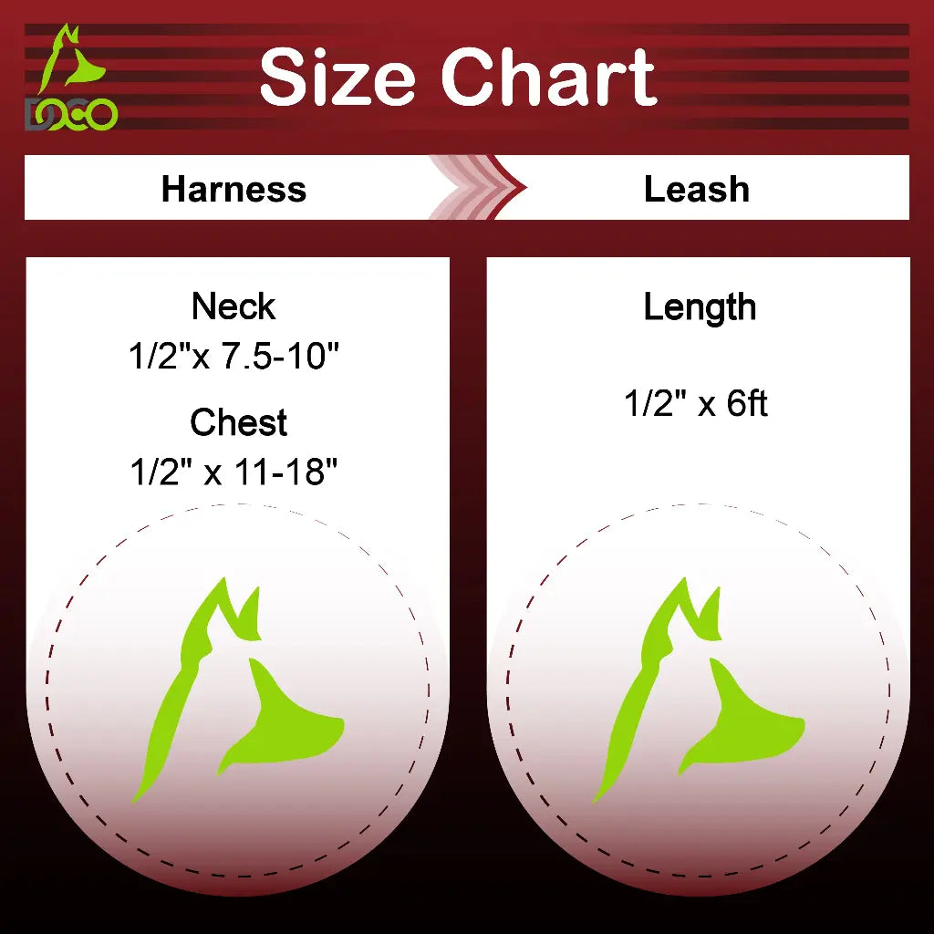 DOCO® Heat Transfer Cat/Dog Harness C5XS [Neck1x19-27cm; Chest1x28.5-46cm]