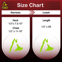 DOCO® Heat Transfer Cat/Dog Harness C5XS [Neck1x19-27cm; Chest1x28.5-46cm]