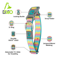 DOCO® Jacquard Weave Collar-2.5 x 45-68cm D18