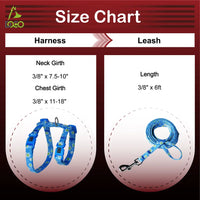 DOCO® LOCO Cat Harness + Leash 6ft [Neck1x19-27cm; Chest1x28.5-46cm] O2