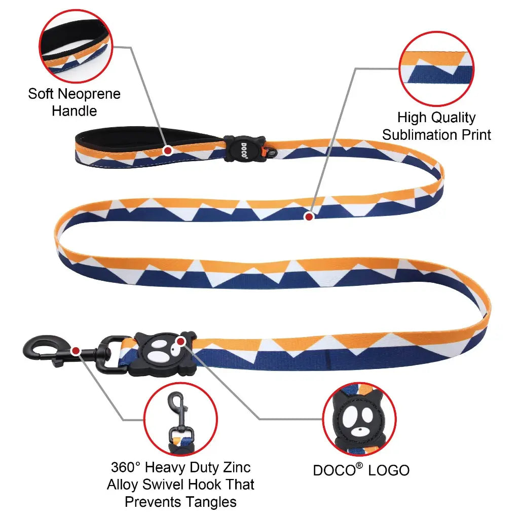 DOCO® LOCO Leash - 5ft Small-1.5 x 150cm EP