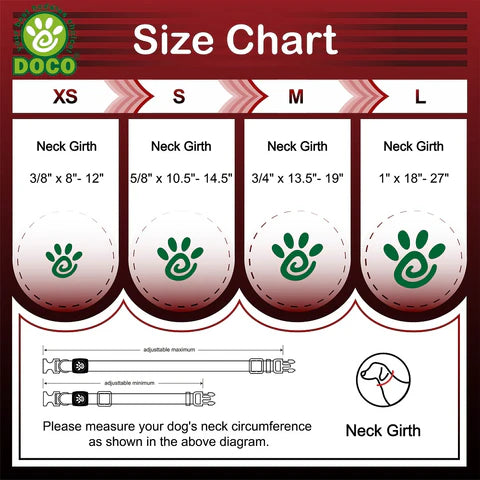 DOCO® Martini Bean Collar (DCS008)[Size - M, Color - Lemon]