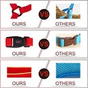 DOCO® Reflective Chest Plate Mesh Free- Walking Harness X.Small-44 x 40-44cm-Red